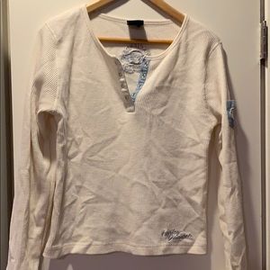 Harley Davidson waffle Henley